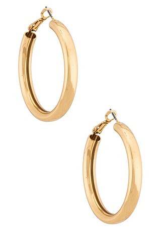 petit moments Gretchen Hoops in Gold from Revolve.com | Revolve Clothing (Global)