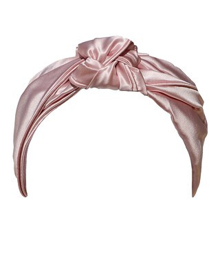 slip Pure Silk the Knot Headband in Pink | FWRD | FWRD 