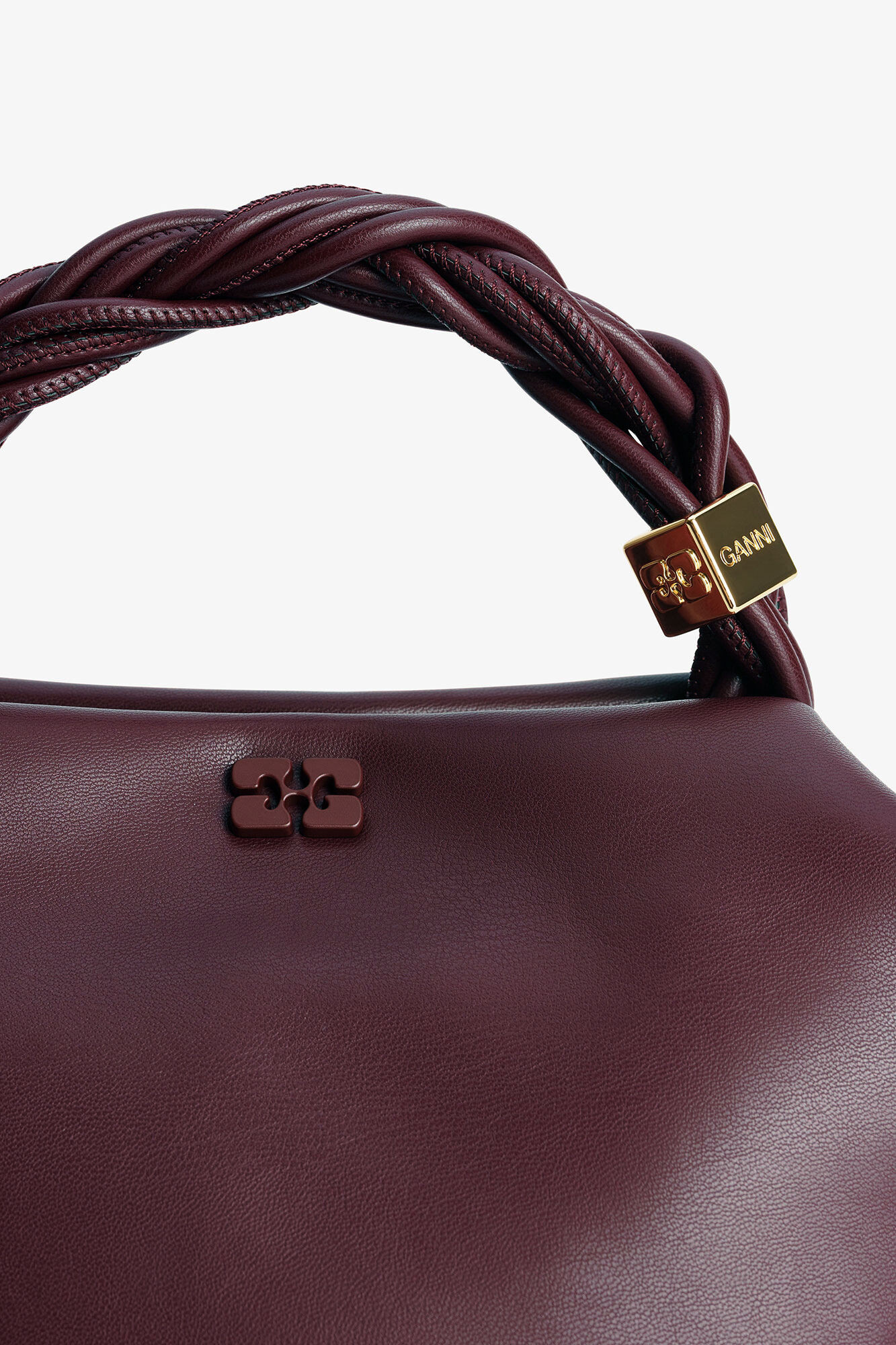 Burgundy Small Bou Bag | Ganni