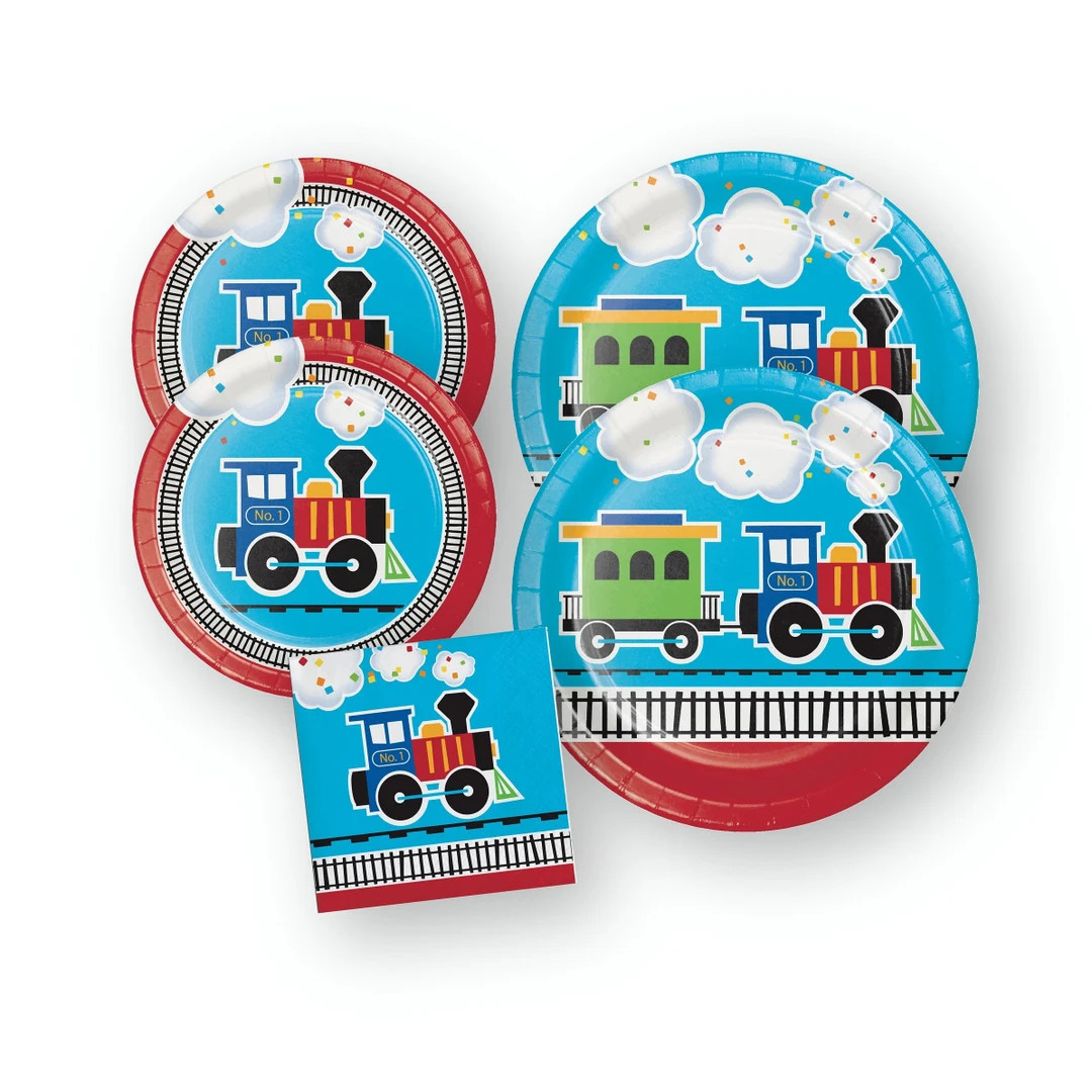 Train Party Pack - Train Birthday Party, Birthday Decorations, Train Party Decorations, Train Pla... | Etsy (US)