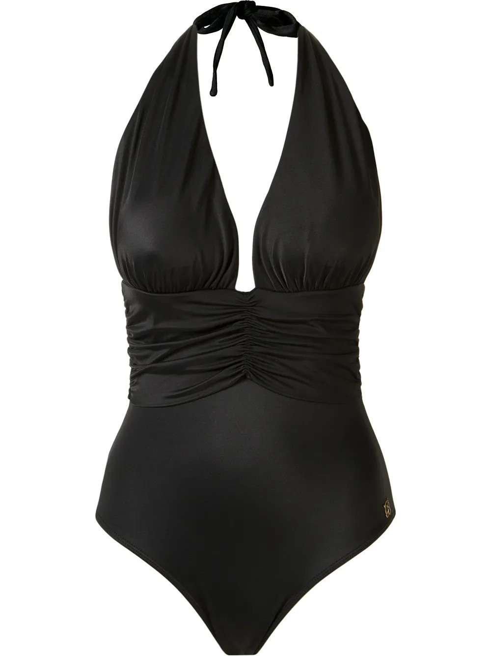 Brigitte Deep v-neck Swimsuit | Black | FARFETCH ES | Farfetch Global