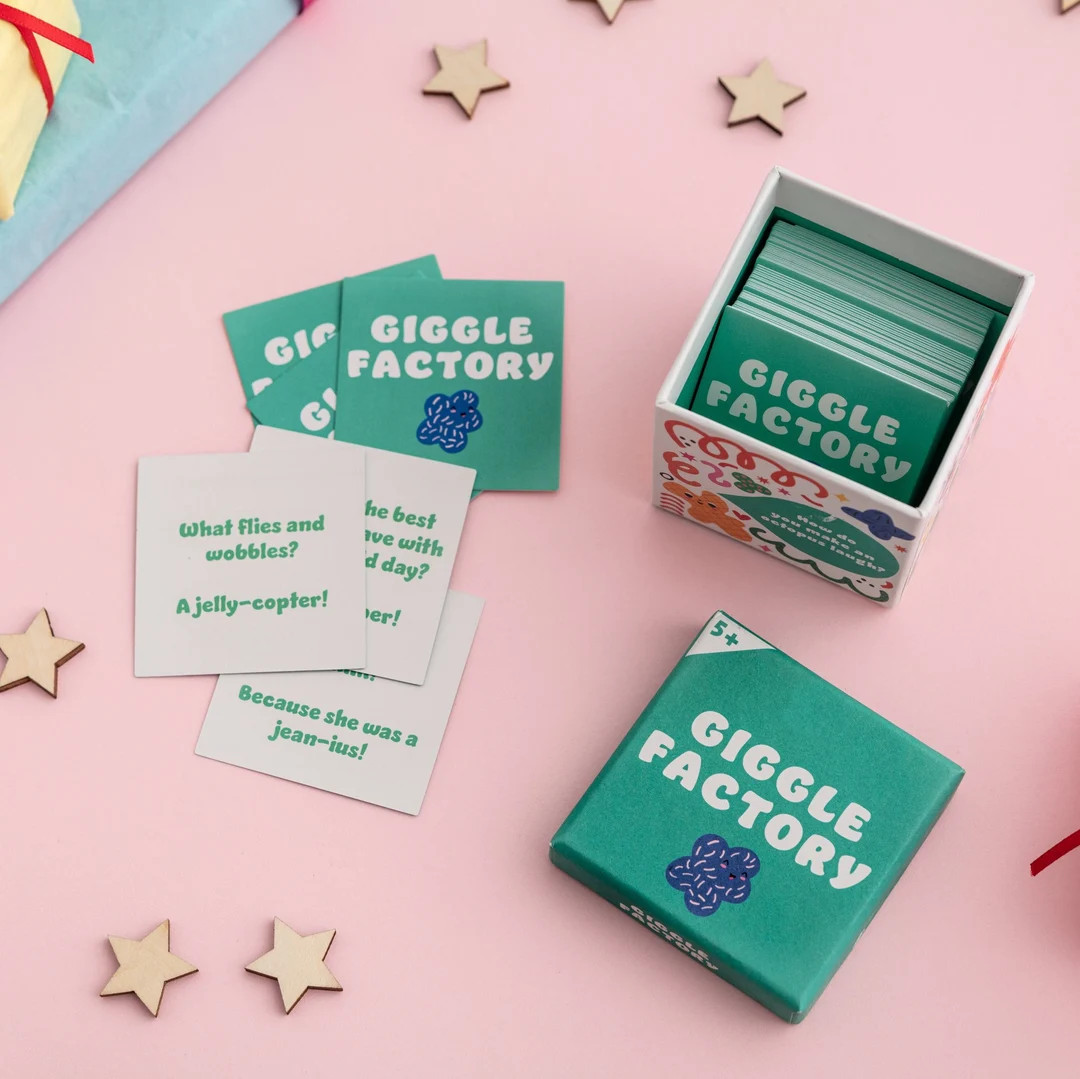 Giggle Factory Jokes Game Box Family Games Festive Table Games Family Dinner Table Travel Games K... | Etsy (US)