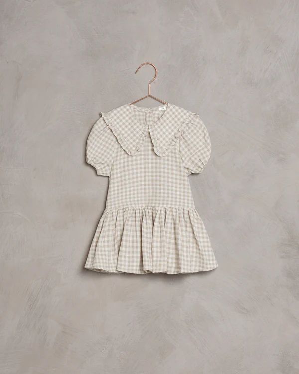 camille dress | dove check | Noralee