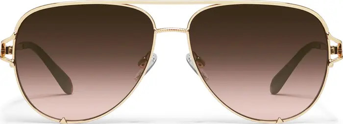 High Key Twist 60mm Gradient Aviator Sunglasses | Nordstrom
