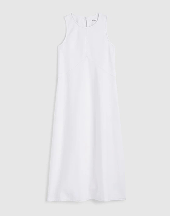 Denim Seamed Maxi Dress | Madewell