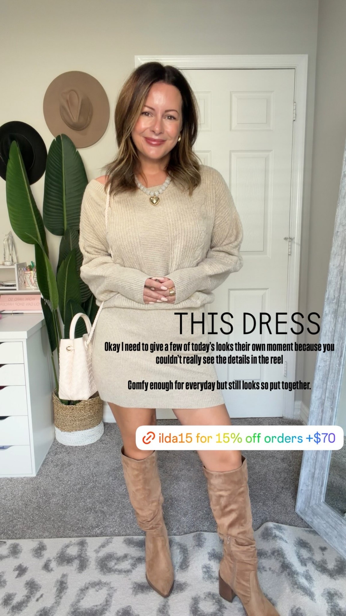 Okay I need to give a few of today’s looks their own moment because you couldn’t really see the details in the reel!

Comfy enough for everyday but still looks so put together.!!

#LTKootd #LTKSeasonal #LTKSaleAlert