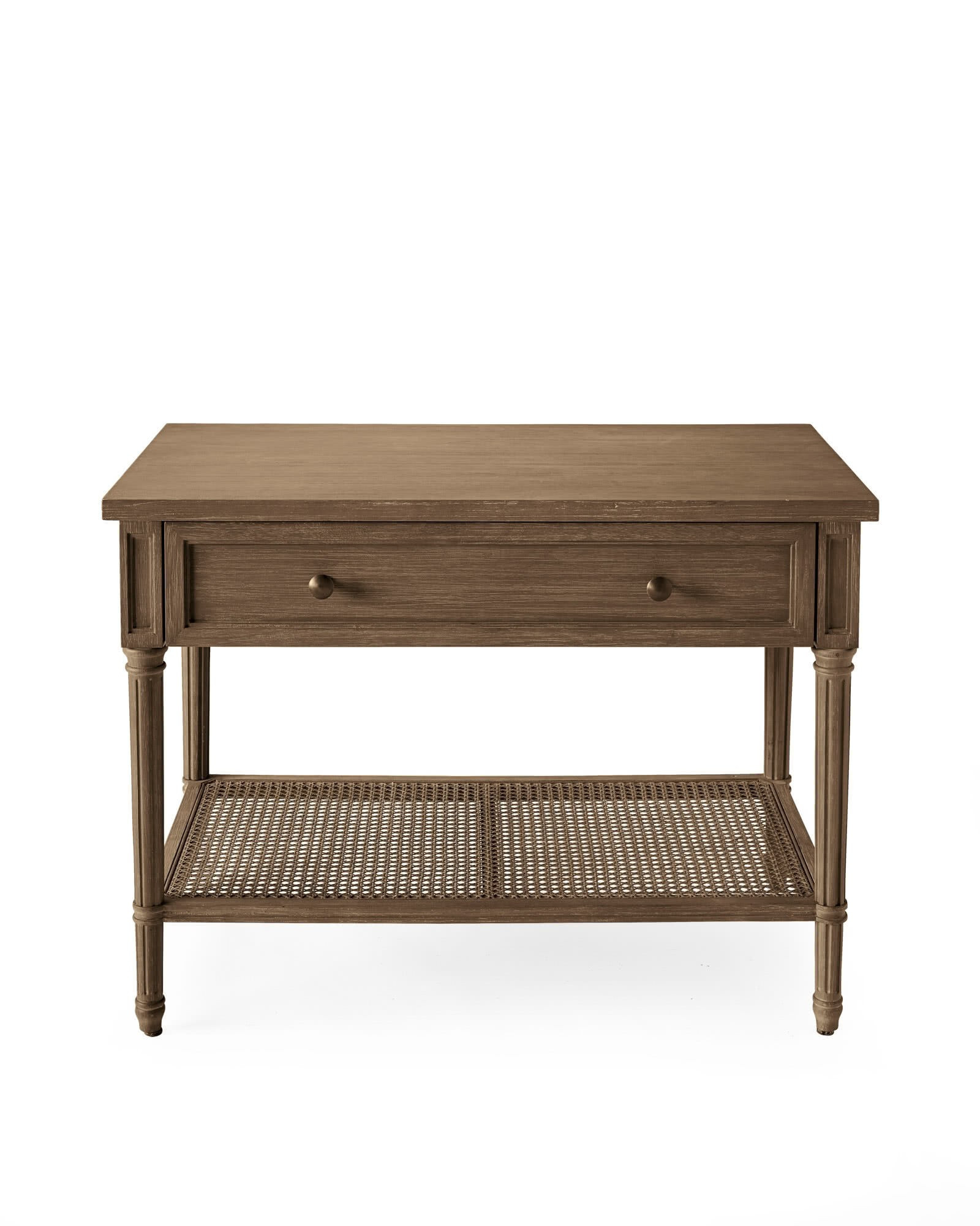 Harbour Cane Wide Nightstand | Serena and Lily