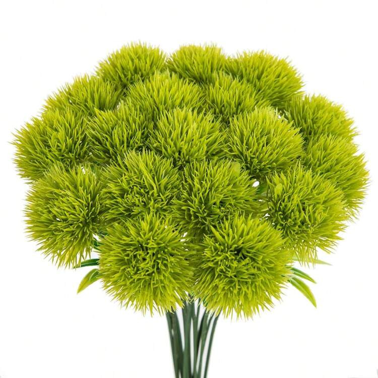 5/25PCS Artificial Plants Plastics Dandelion Silk Fake Flowers For Autumn Decorations Wedding Vas... | SHEIN