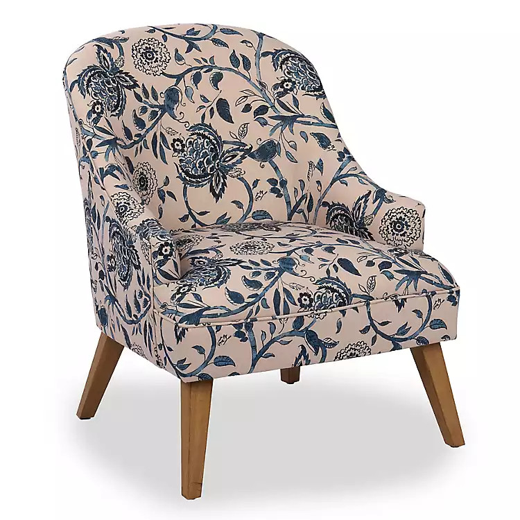 Blue Floral Aubrey Accent Chair | Kirklands