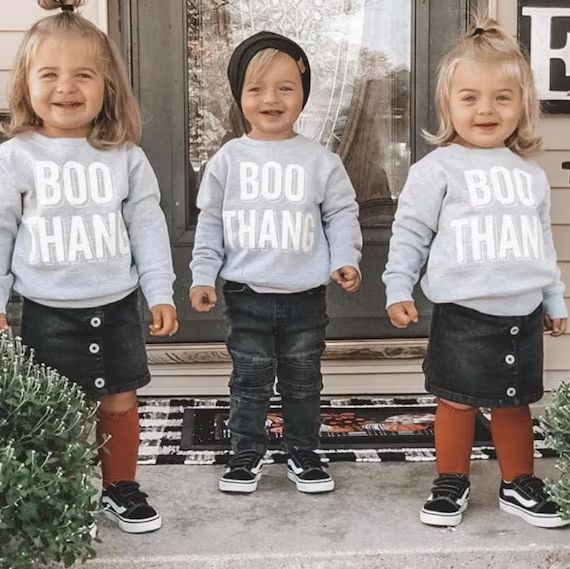 Boo Thang | Kids Halloween Shirt | Halloween Sweater for Kids | Shirts for Halloween | Pumpkin Sp... | Etsy (US)