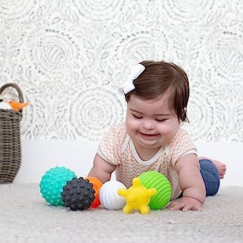 Infantino Textured Multi Ball Set - Toy for Sensory Exploration and Engagement for Ages 6 Months ... | Amazon (US)