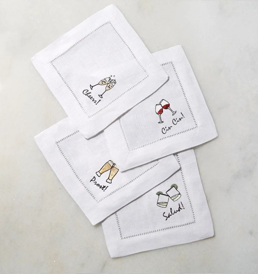 Cheers Cocktail Napkins | SFERRA Fine Linens