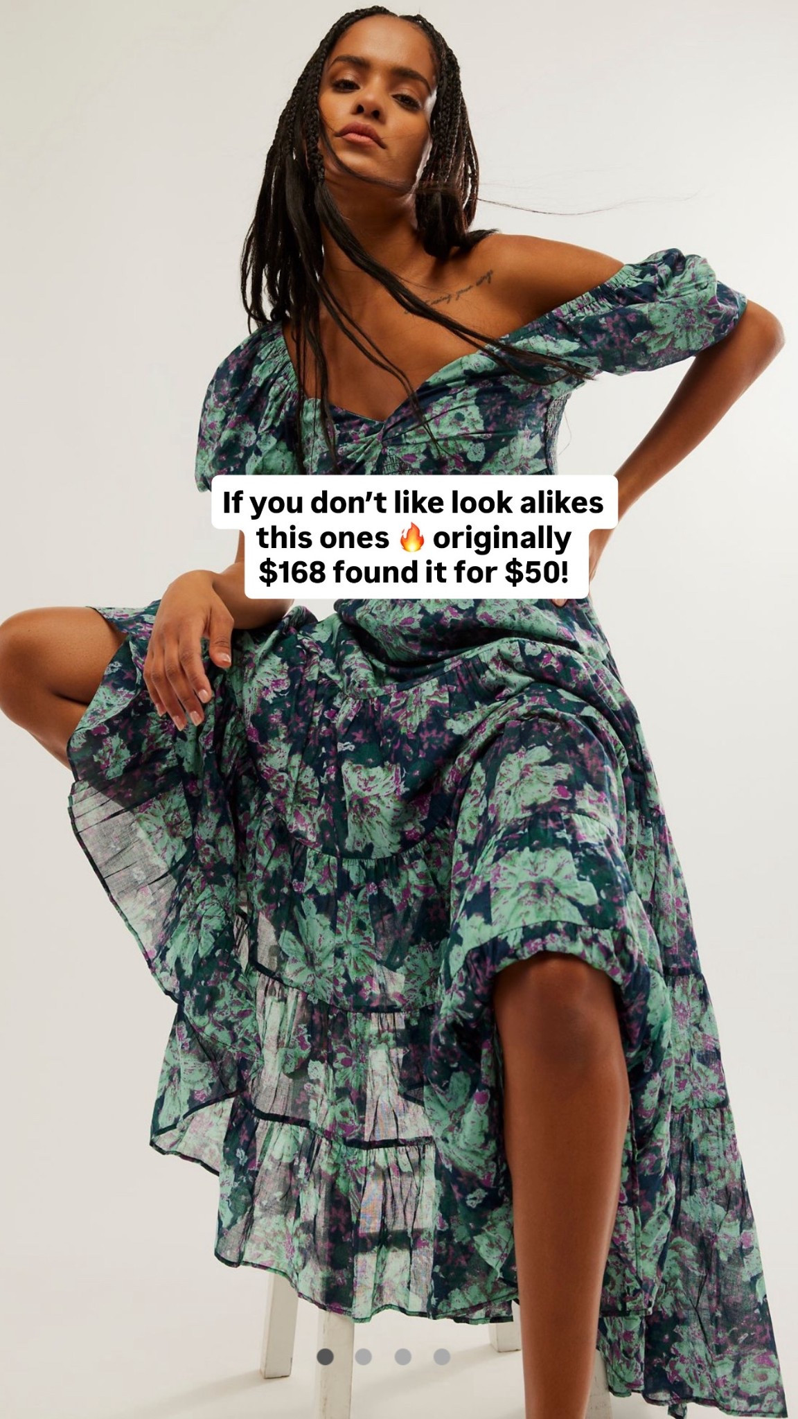 Found the viral free people sun-drenched dress that’s originally $168 for $50!! Also found it in a pinkish purple fully in stock for $40🏷️❤️‍🔥linked a free people skirt all for $30 that’s originally $98 + a bunch of other FP. Use code ‘SHIP89’ to get free shipping on anything over $89!