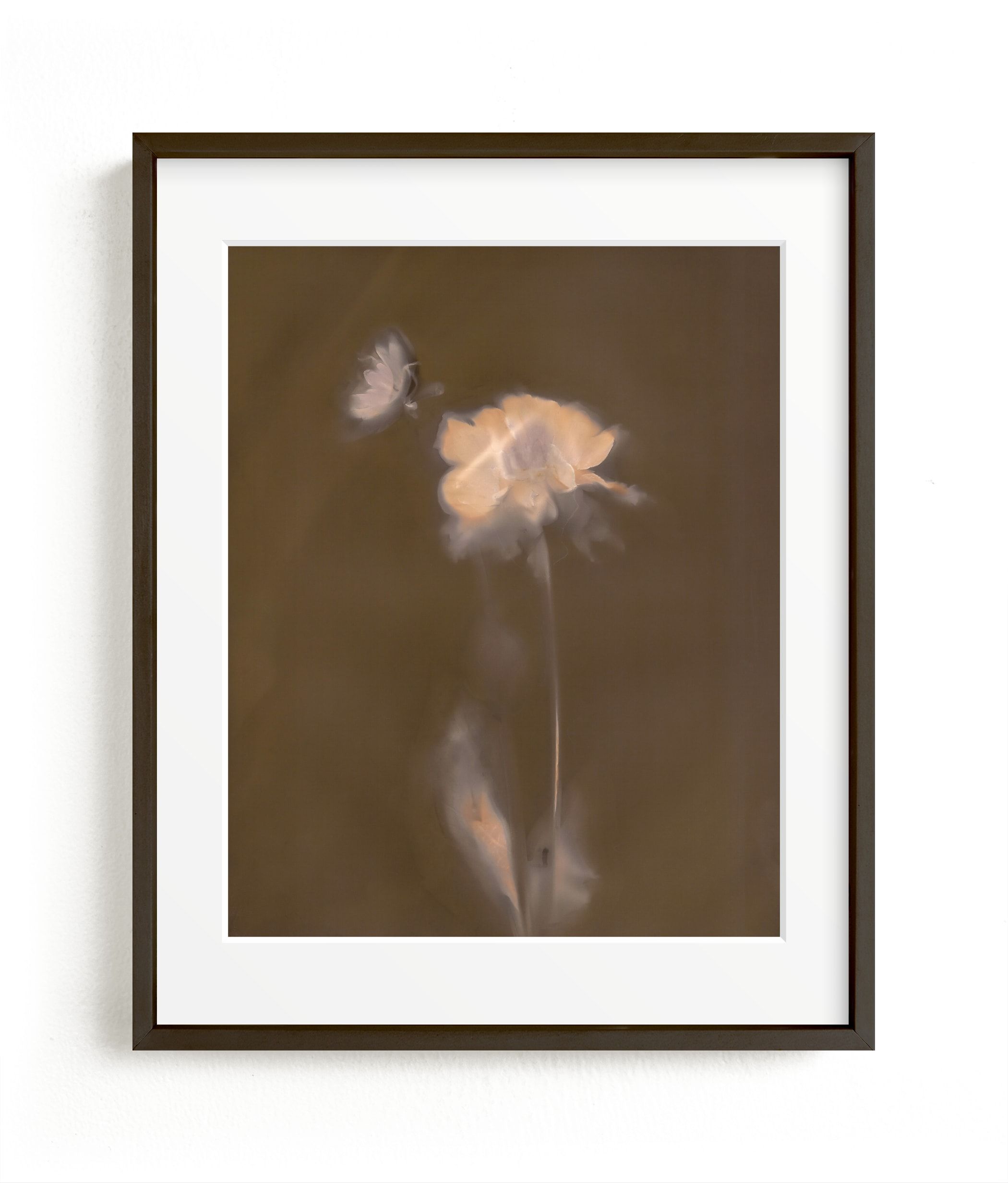 "Single Dahlia Flower" - Photography Limited Edition Art Print by Sarah Hart Morgan. | Minted