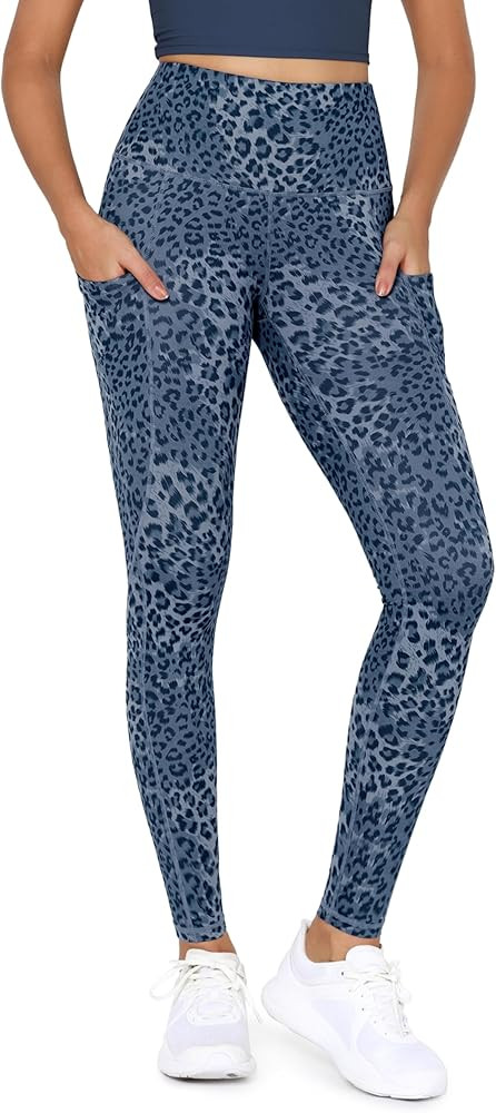 ODODOS Women's High Waisted Yoga Leggings with Pockets, Tummy Control Non See Through Workout Ath... | Amazon (US)