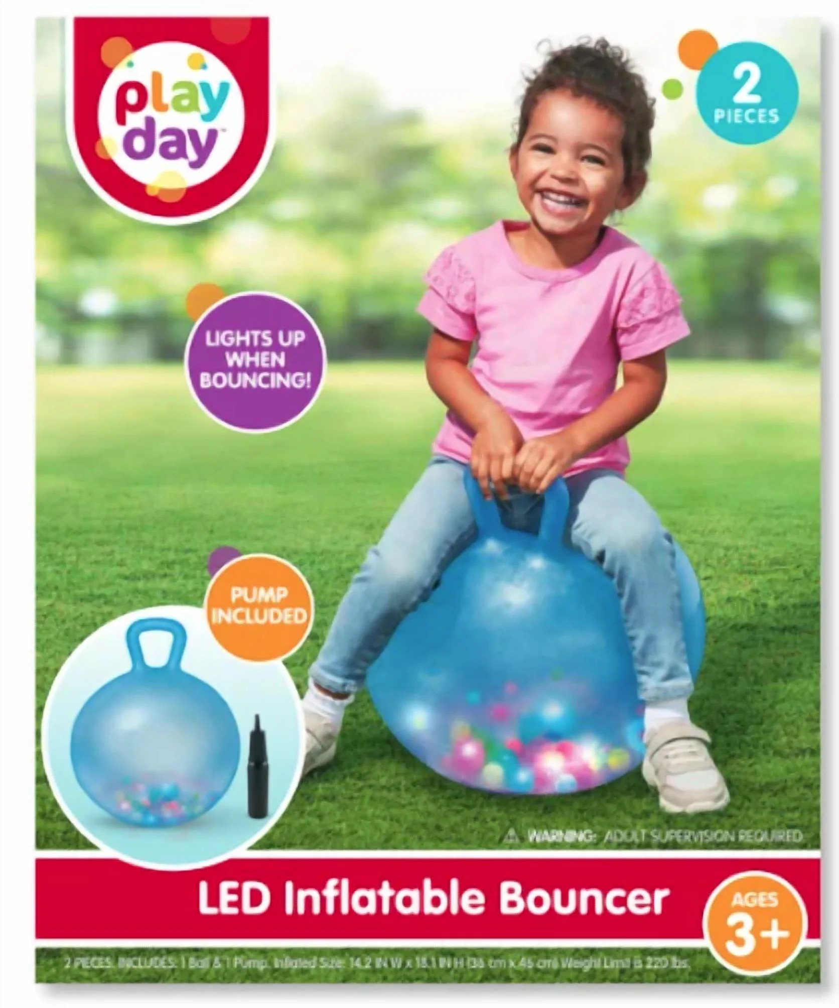 Play Day LED Bouncer, Active Children's Hopper, Ages 3+ | Walmart (US)