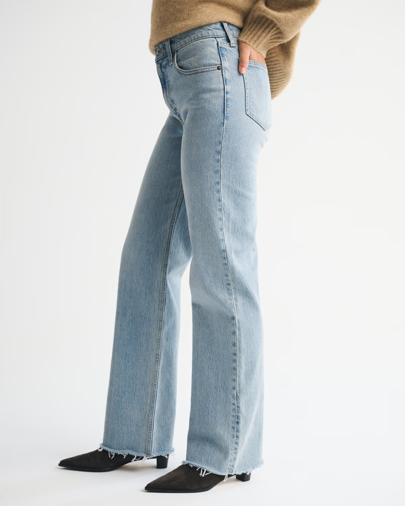 Women's High Rise 90s Relaxed Jean | Women's Bottoms | Abercrombie.com | Abercrombie & Fitch (UK)
