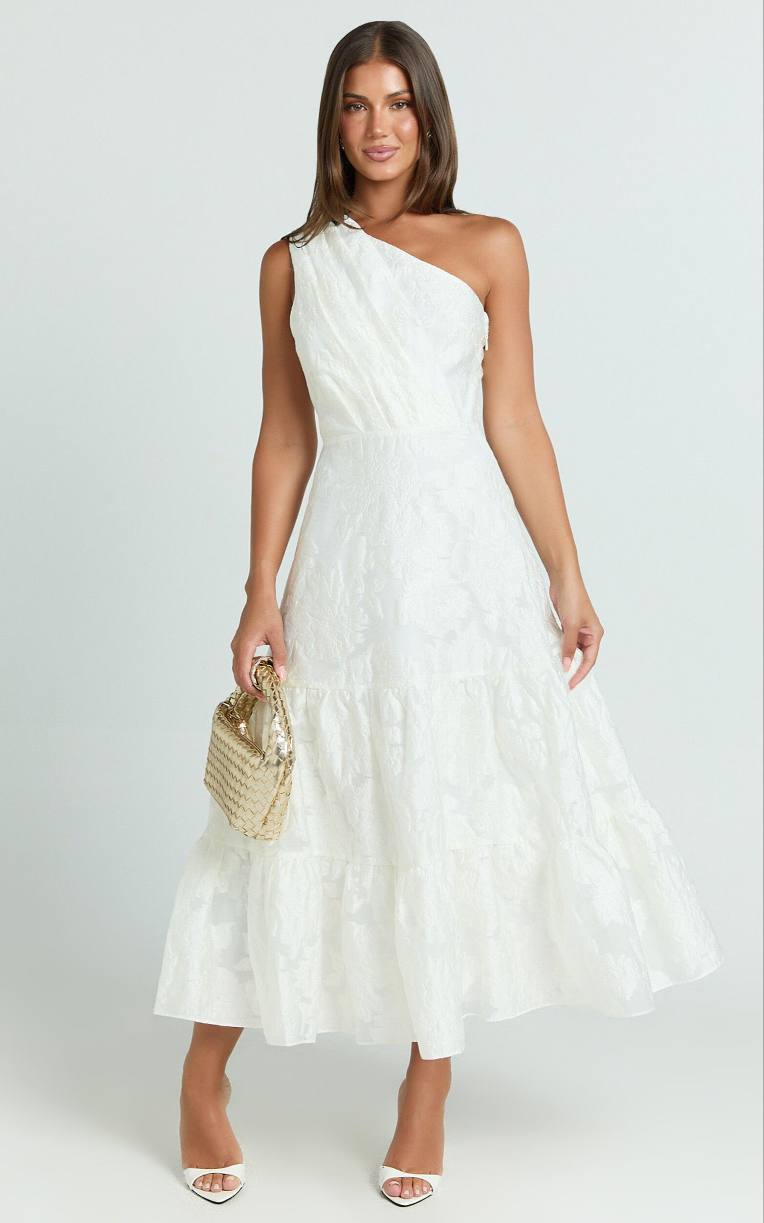 formal dresses showpo Tara Formal Satin Lace-Up Mermaid Dress main image 1