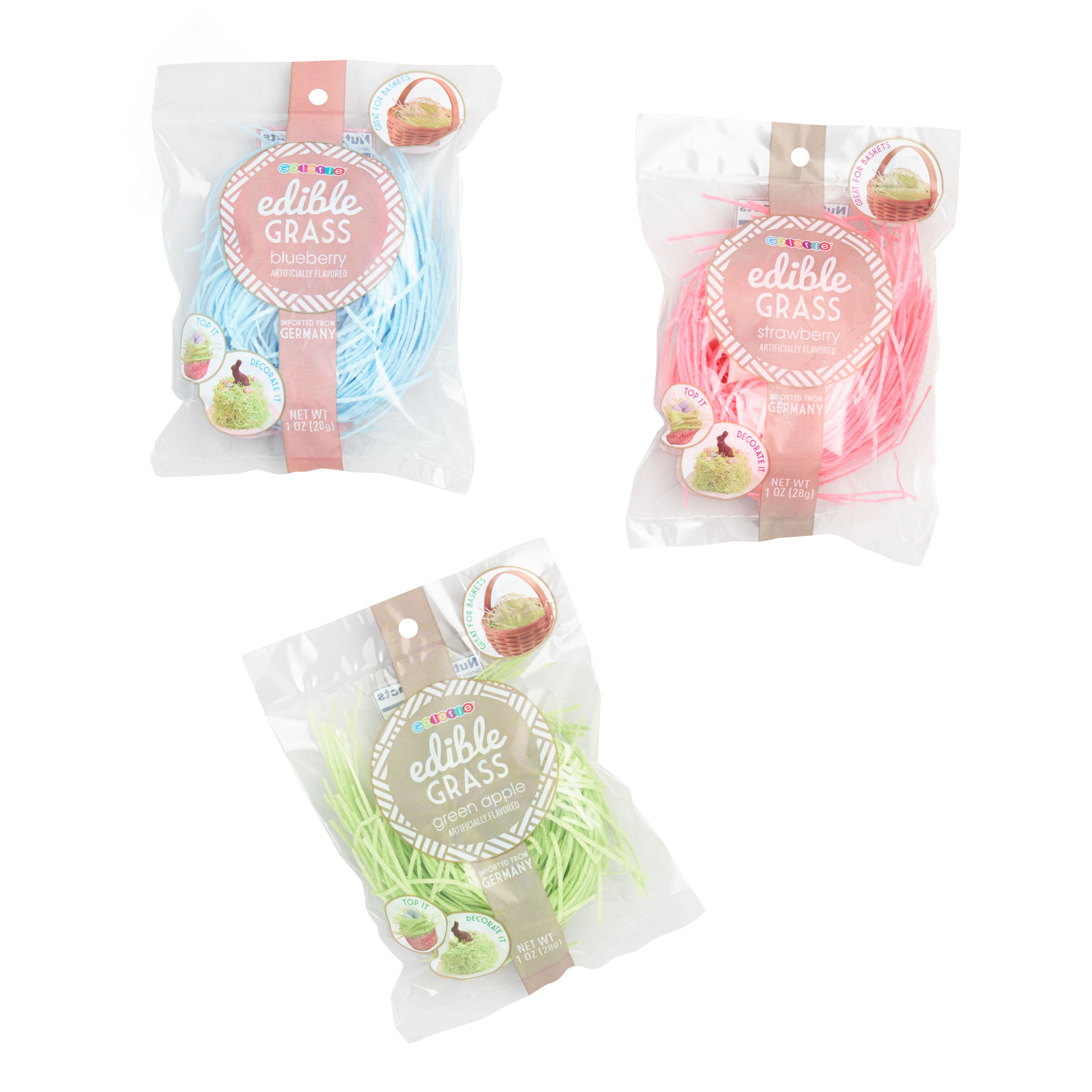 Galerie Edible Easter Grass Set of 3 | World Market