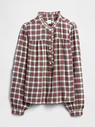 Oversized Ruffle Top | Gap Factory