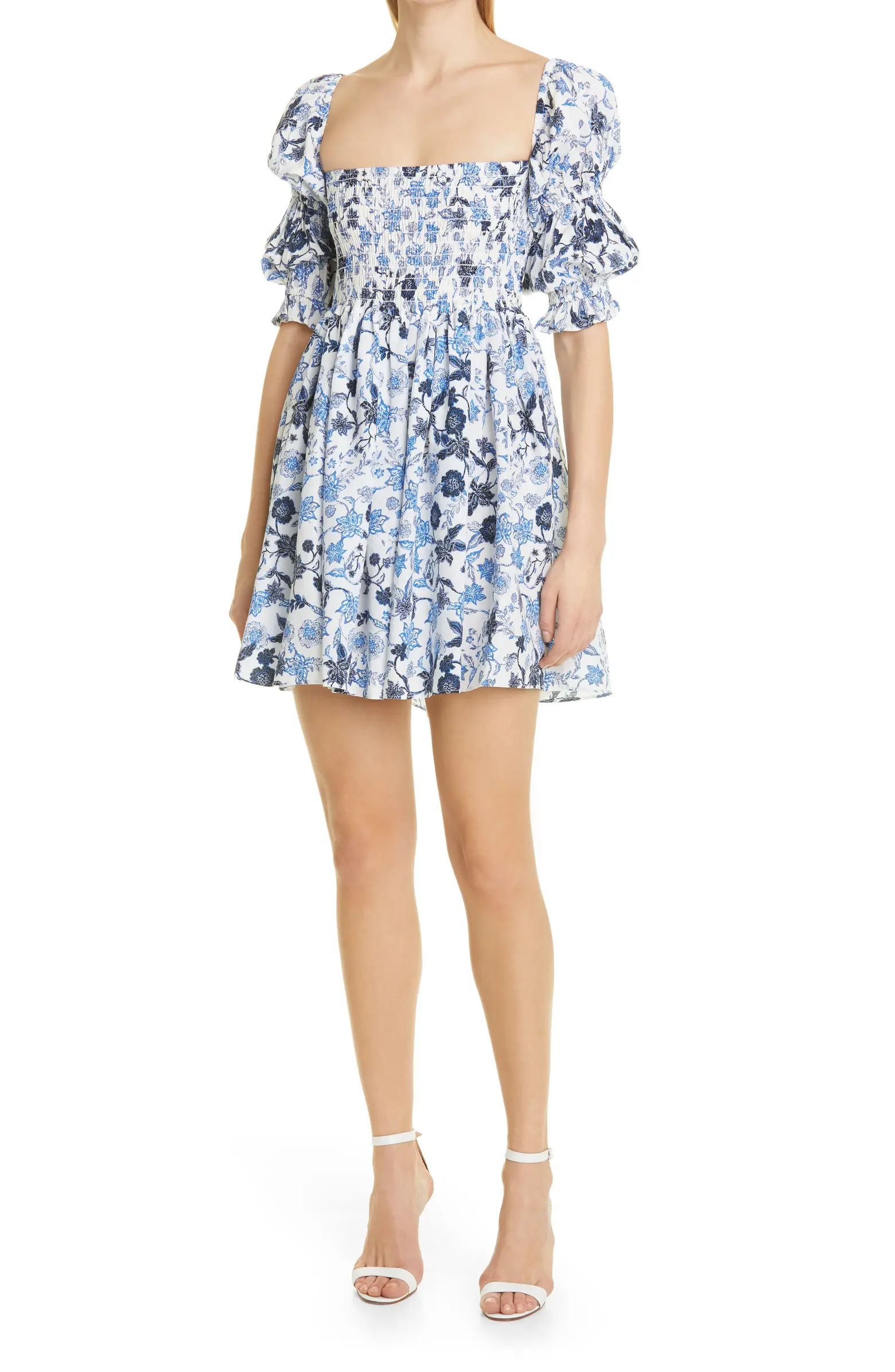 MISA Los Angeles Zadie Floral Print Minidress | Nordstrom | Nordstrom