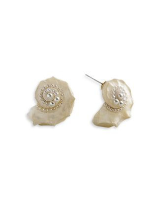 Santana Shell Statement Stud Earrings | Bloomingdale's (US)