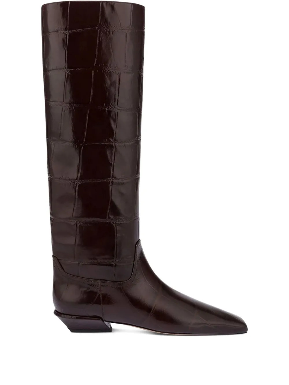 Paris Texas croco-embossed Leather Boots | Brown | FARFETCH SK | Farfetch Global