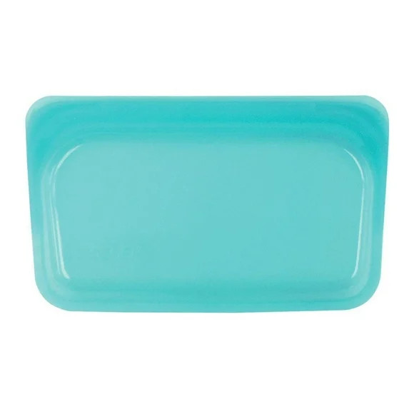 Stasher Premium Silicone Reusable Food Storage Snack Bag, Aqua, 12oz, Dishwasher Safe, Leak Free | Walmart (US)