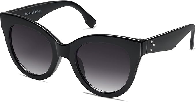 SOJOS Retro Oversized Cateye Sunglasses for Women Large Vintage Trendy Shades SJ2074 | Amazon (US)
