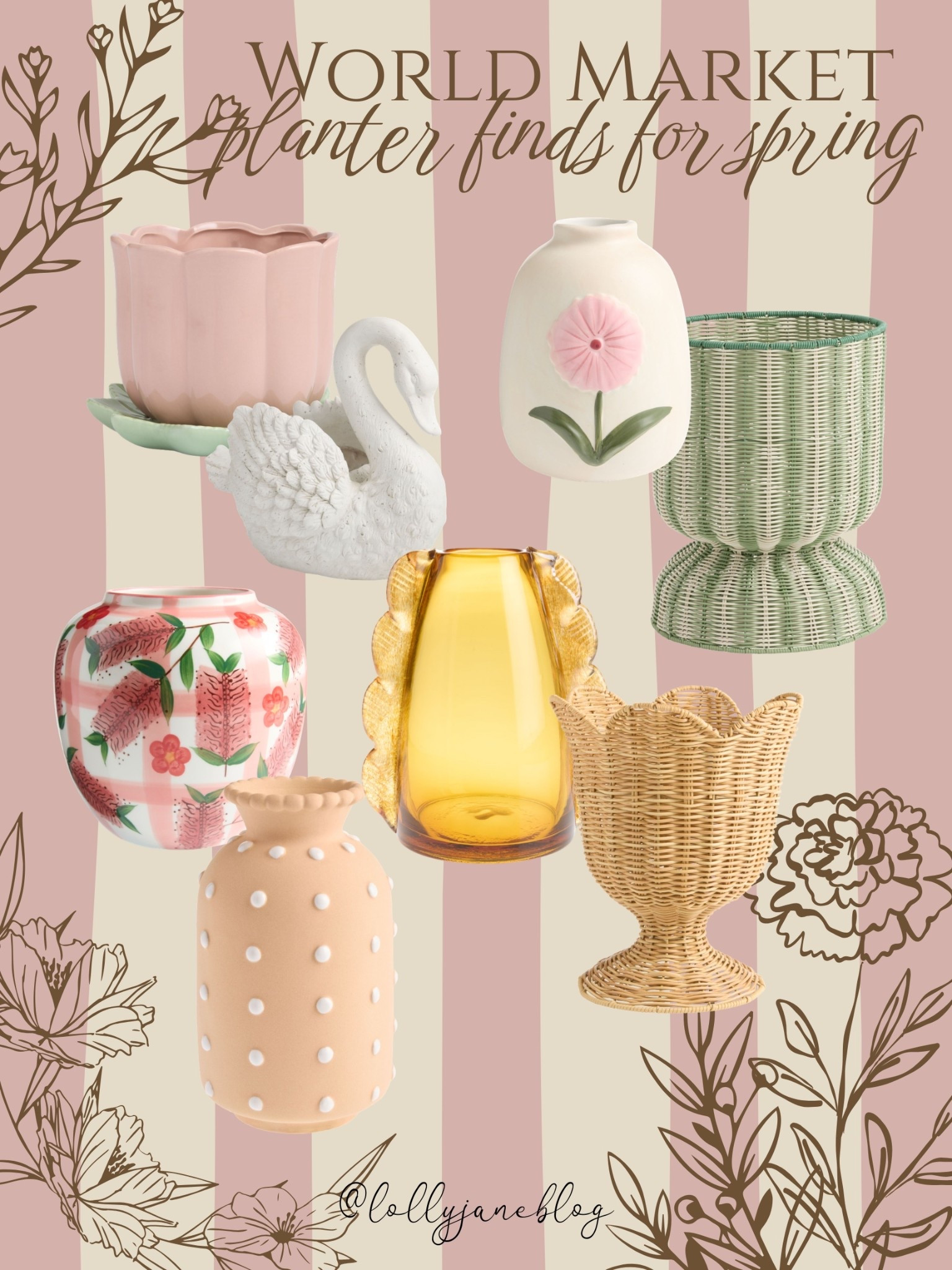 World market planter finds for spring! 💕💐✨

#LTKHome #LTKSeasonal #LTKSpringSale