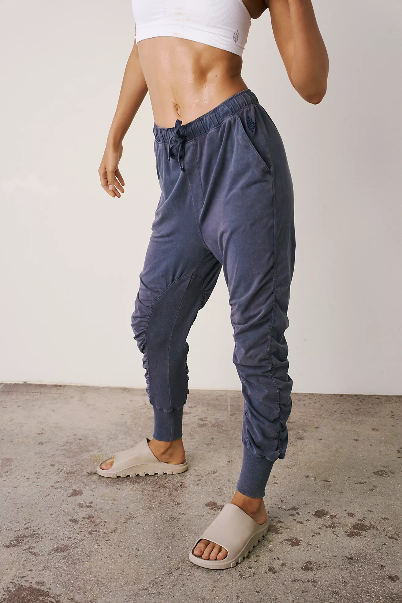 Hot Shot Shirred Pants | Free People (Global - UK&FR Excluded)