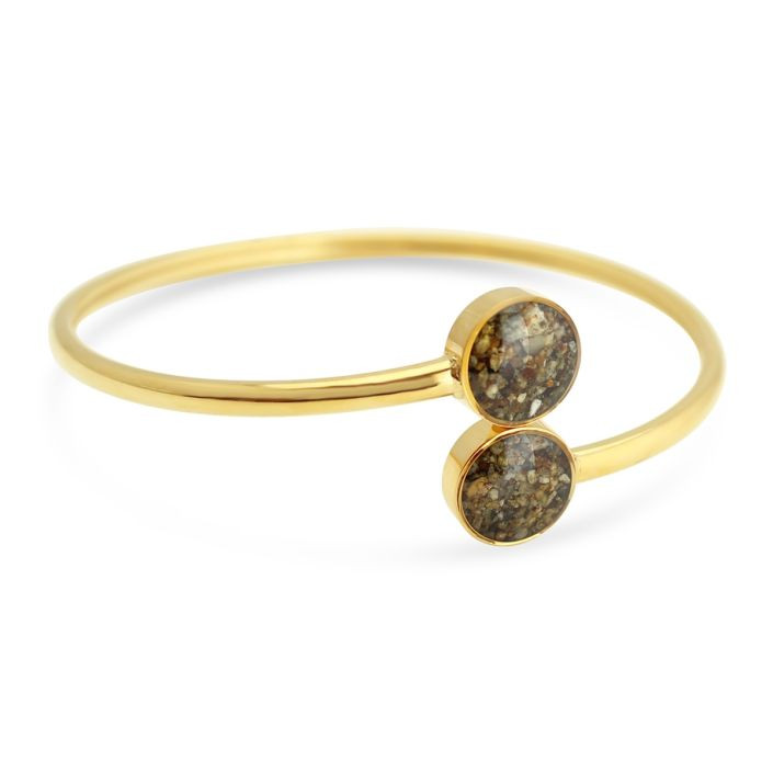 Twisty Bypass Cuff - Gold | Dune Jewelry