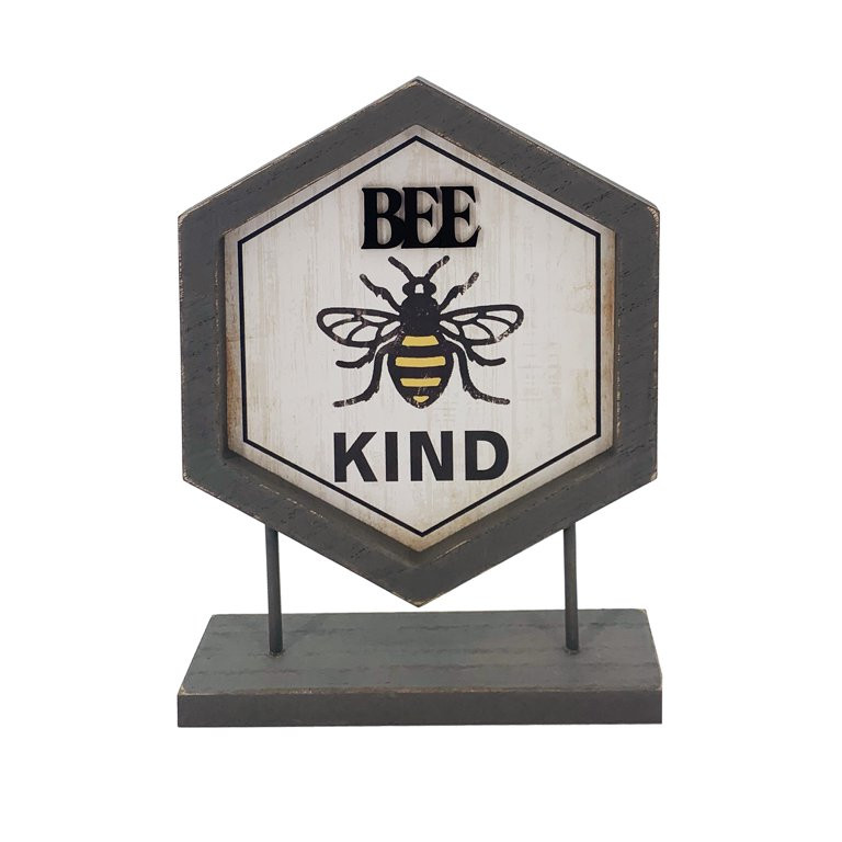 Way to Celebrate Spring Wood Honeycomb Stand Sign 7" | Walmart (US)