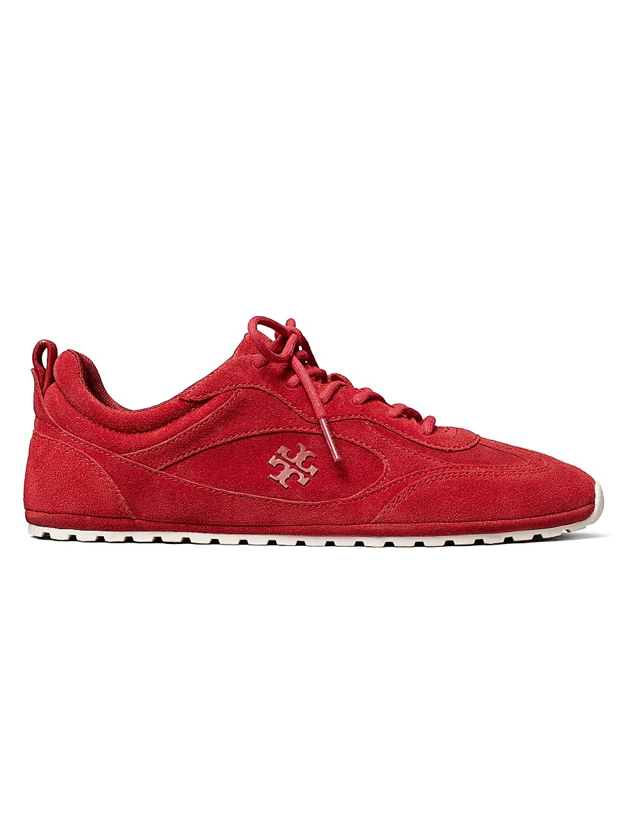 Women's Field Suede Low-Top Sneakers - Toucan Red - Size 8 | Saks Fifth Avenue