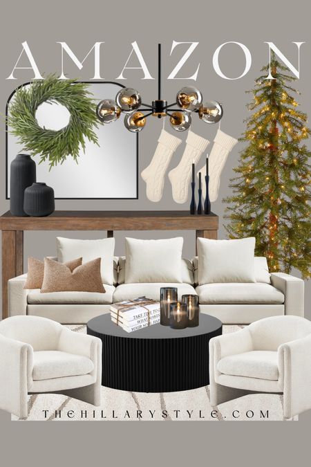 Cozy corners and festive finds from Amazon! From twinkling lights to plush throws, every piece is shoppable to elevate your space this season. 

#LTKHoliday #LTKSeasonal #LTKhome