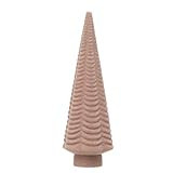 Creative Co-Op 2" Round x 6" H Flocked Resin Tree, Pink Figures and Figurines, Multi | Amazon (US)