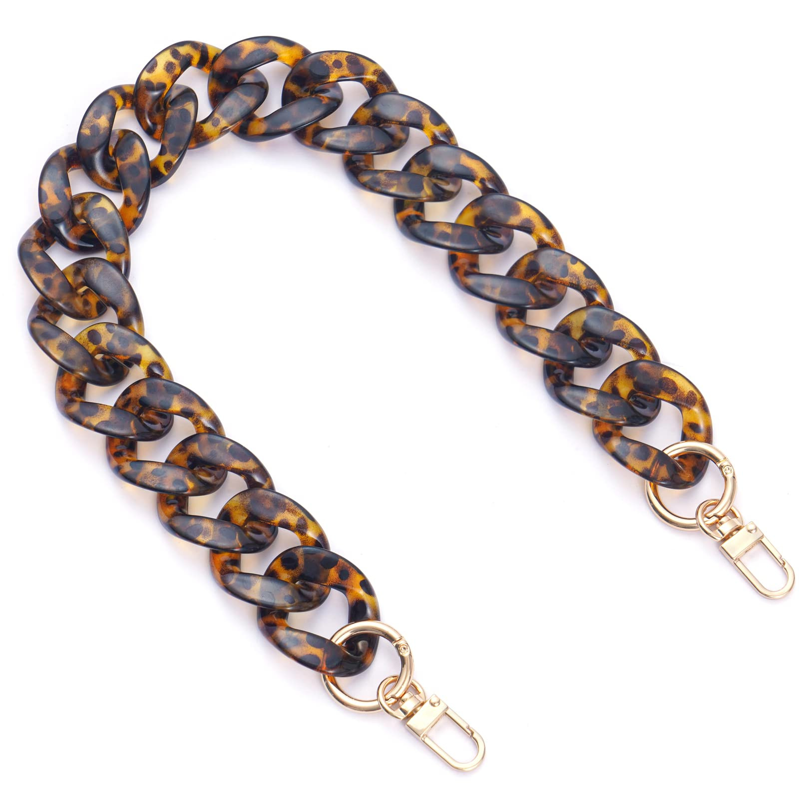 AUMEY Handbag Chain Straps Acrylic Purse Chain Strap Fashionable Replacement Purse Clutches Handl... | Amazon (US)