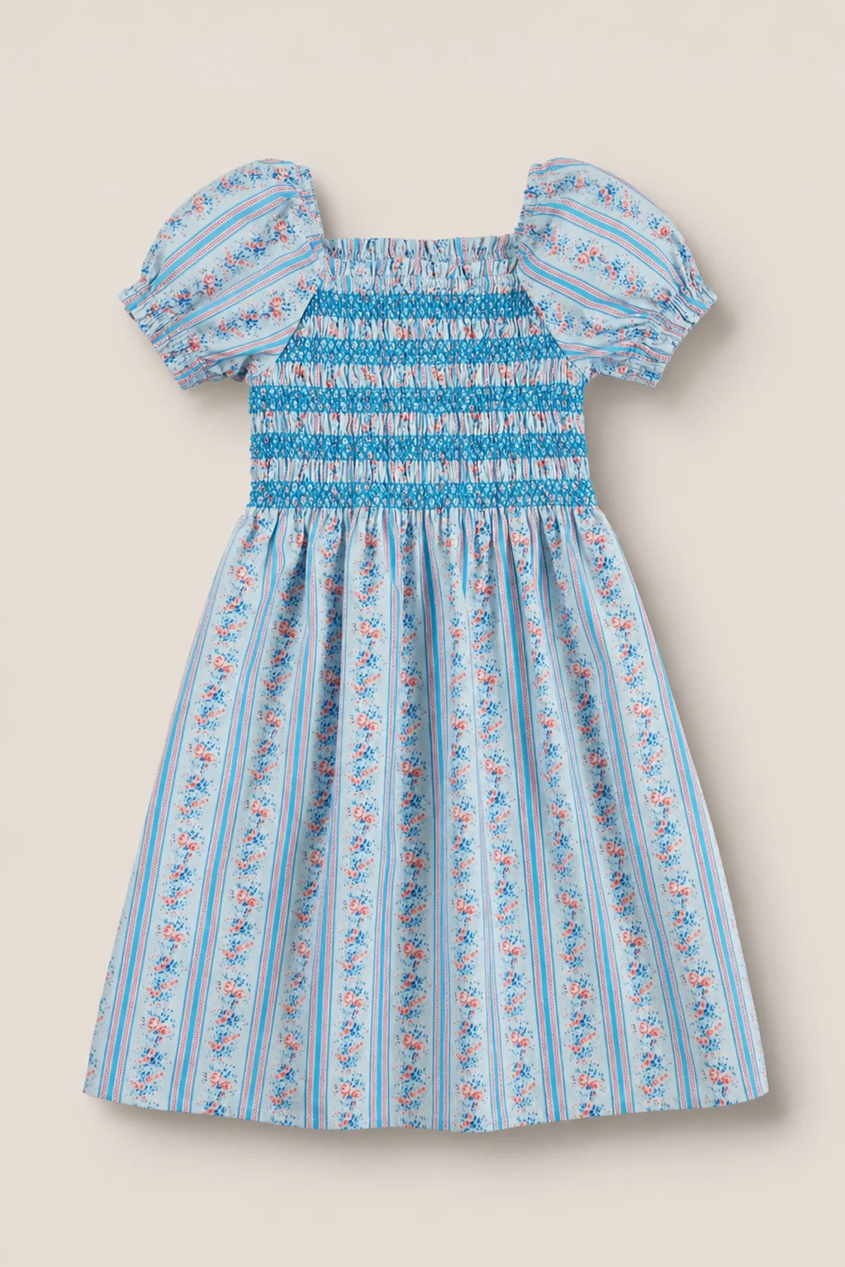 Mini Sunday Best Dress in Rosette Linear Stripe | Ivy City Co