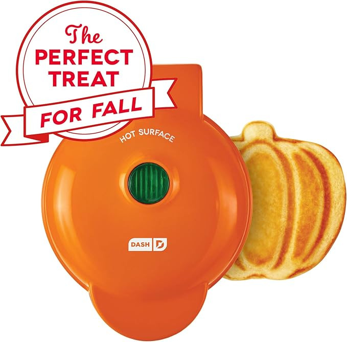 Dash DMWP001OR Machine for Individual, Paninis, Hash Browns, other Mini waffle maker, 4 inch, Ora... | Amazon (US)