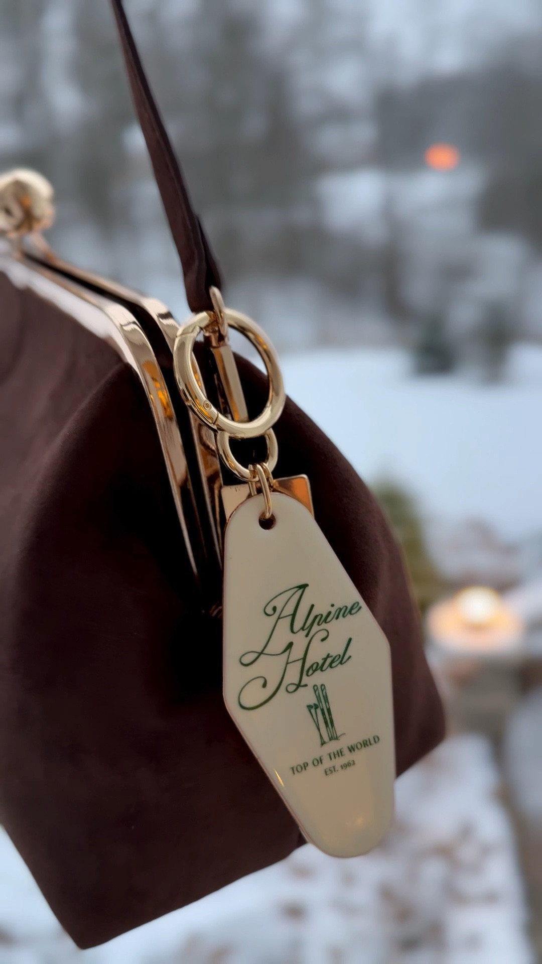 Chocolate Suede Dupe of the Kisslock Coach bag!! Love it! Bigger than you think 🤎✨ the only thing is it doesn’t stay tightly shut 

#LTKHoliday #LTKU #LTKFindsUnder50