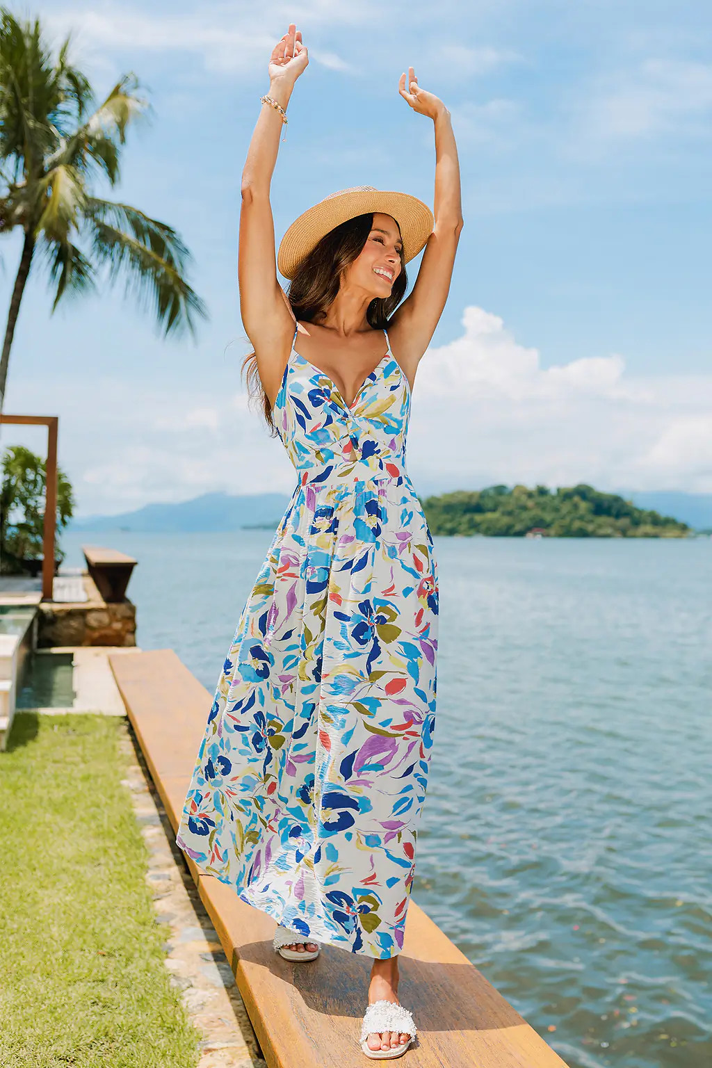 Tropical Punch Floral Maxi Dress | Cupshe US
