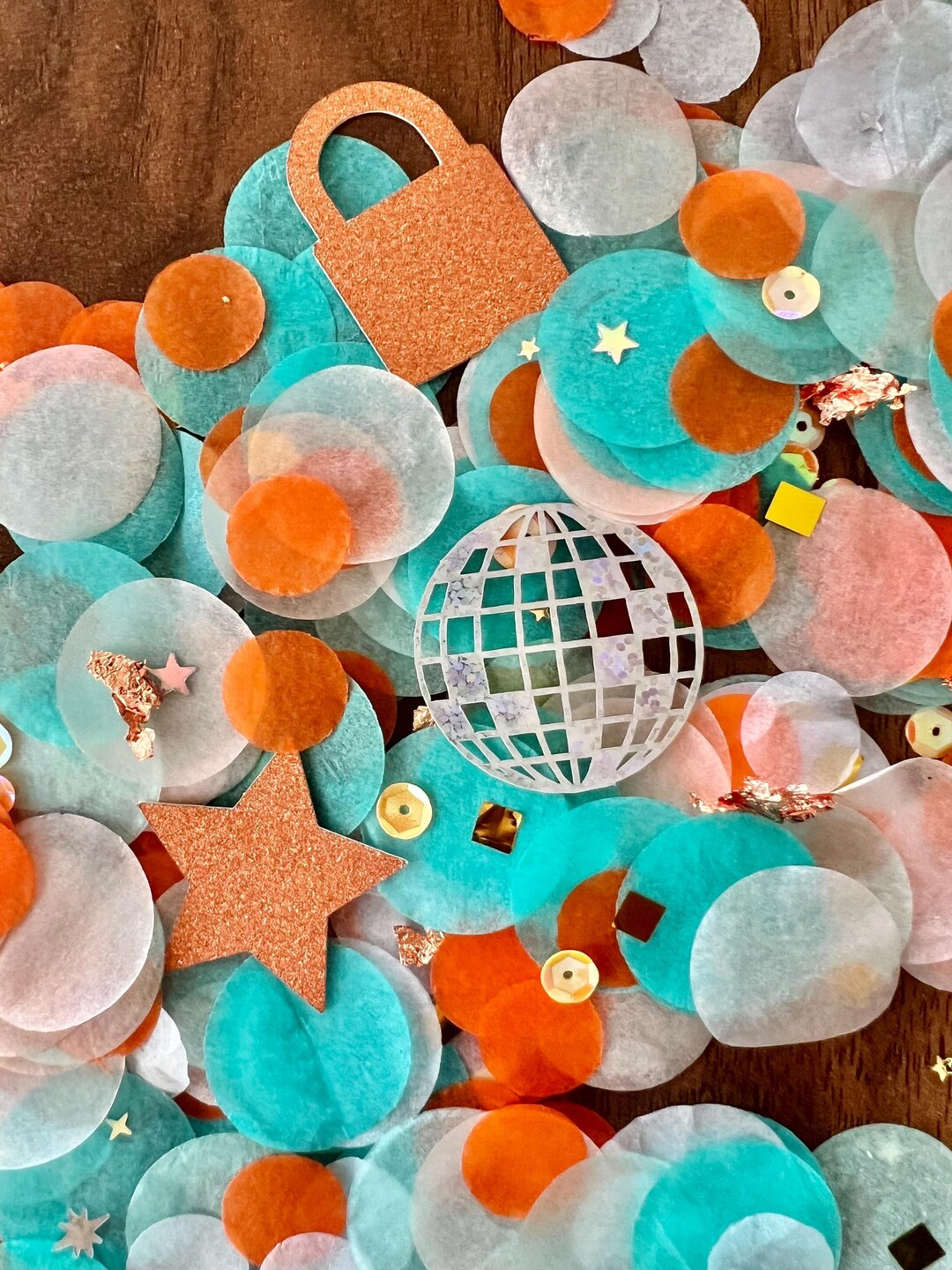 New Eras Confetti Life of a Birthday Girl Taylor Party Decor Orange Glitter Confetti Show Girl - ... | Etsy (US)