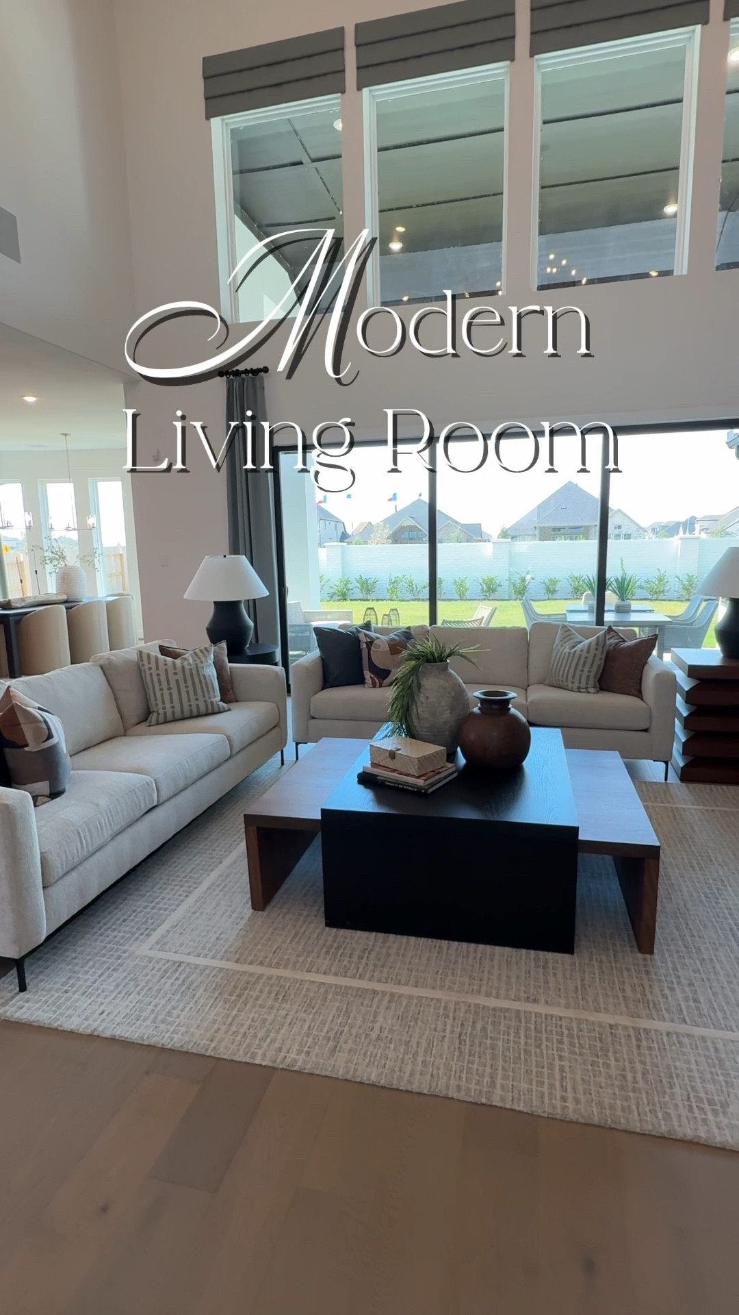 Modern Living at its finest.
Clean lines, cozy textures, and a flood of natural light make this space equal parts elegant and inviting. The open layout connects the living, dining, and kitchen areas seamlessly, perfect for gatherings or quiet mornings with coffee.

#LTKHome