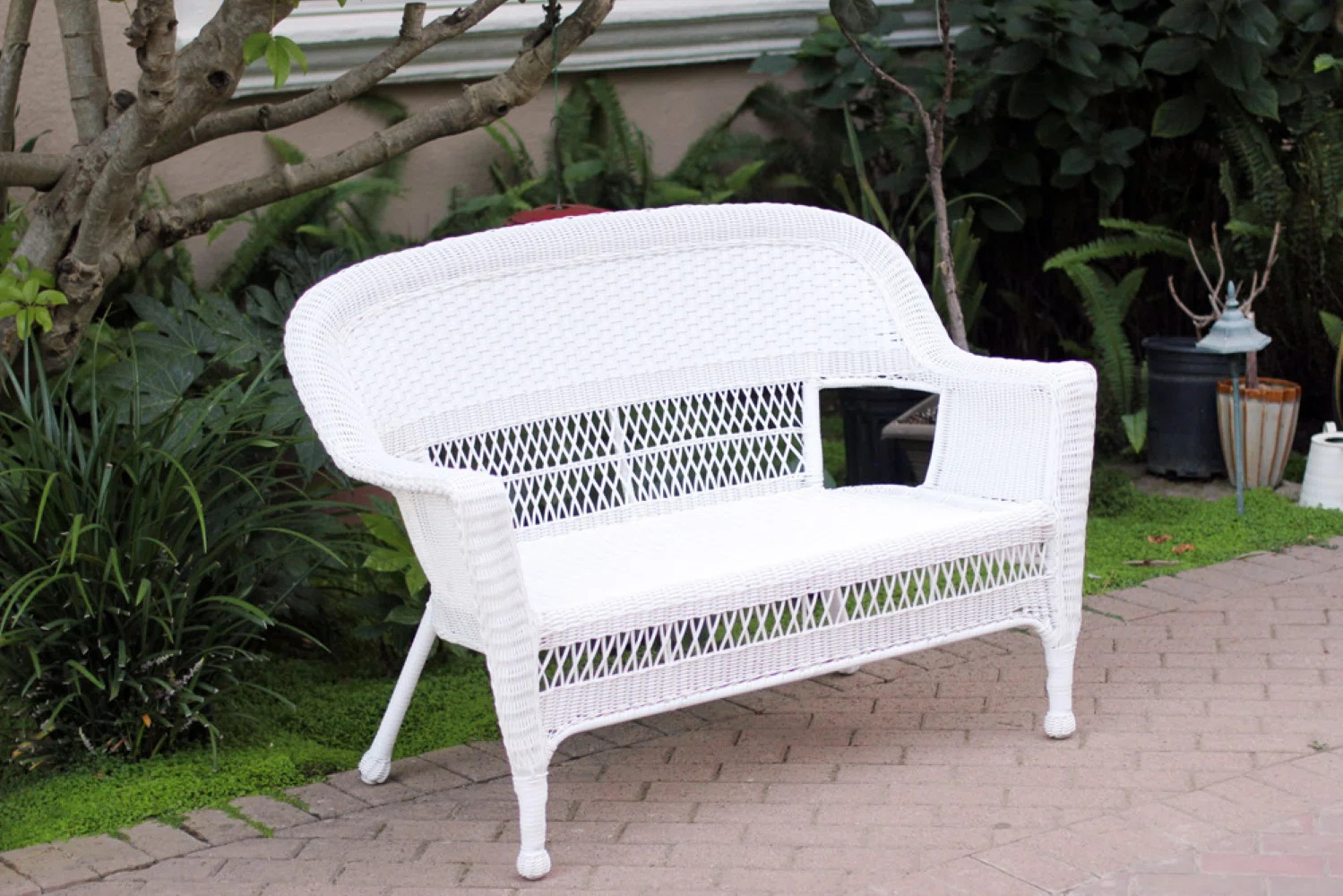 Karan 51'' Metal Outdoor Loveseat | Wayfair North America