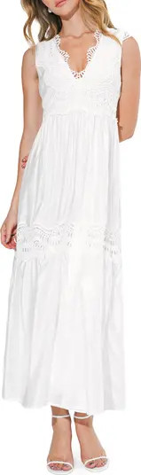 Adelyn Rae Lace Inset Maxi Dress | Nordstrom | Nordstrom