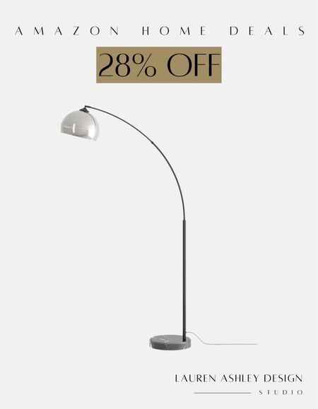 28% off on this GETINLIGHT 66" Modern Brushed Nickel Arc Floor Lamp with Inner White Metal Shade and Black Marble Base, LED Bulb Included, IN-0806-1-SN

#LTKsalealert #LTKhome