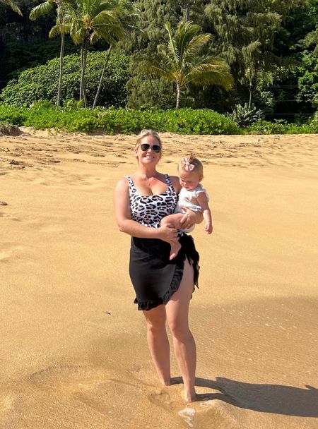 The best mom approved swim suit and cover up. Happy in Kauai! 

#LTKfamily #LTKcurves #LTKSeasonal