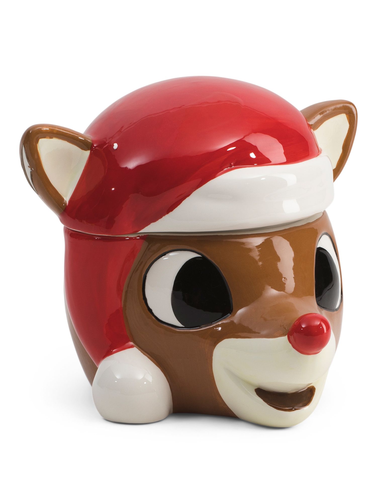 Rudolph Head Cookie Jar | TJ Maxx