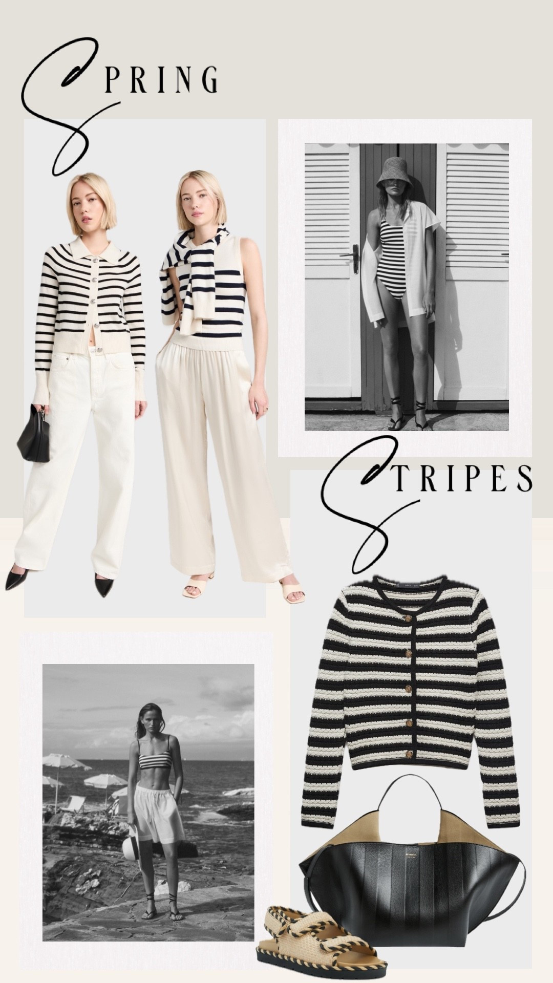 Spring stripes 🎬

#stripe #stripes #cardigan #sweater #swimsuit tank top 

#LTKootd #LTKWorkwear #LTKgrwm