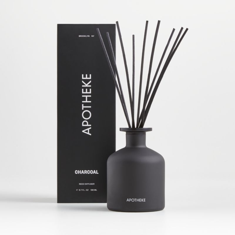 Apotheke Charcoal-Scented Reed Diffuser + Reviews | Crate and Barrel | Crate & Barrel